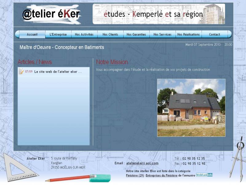Site web de l'atelier eker